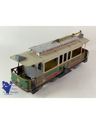 CR 260 CHARLES ROSSIGNOL TRAMWAY PARIS 8 ROUES MECANIQUE VERS 1920 35CM des créatures d'habitude