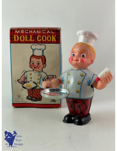 Y YONE YONEZAWA JAPON CHEF CUISINIER MECANIQUE DOLL COOK VERS 1970 2024