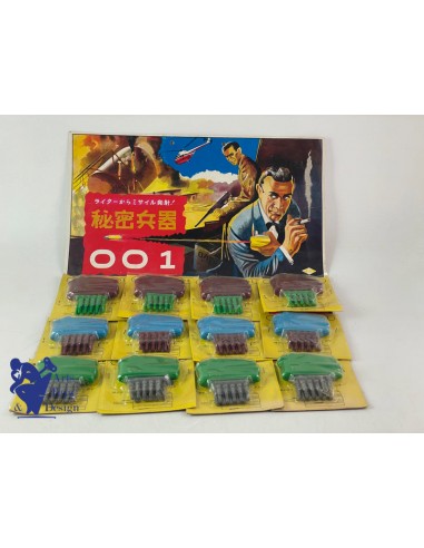 PIRATE JAPON JAMES BOND 001 12 BRIQUETS PISTOLET CARTON REVENDEUR Par le système avancé 