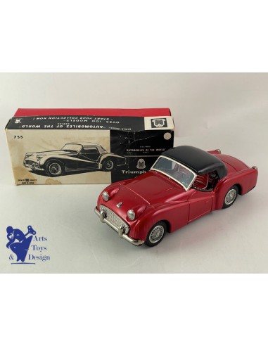 BANDAI 755 TRIUMPH TR3 ROUGE FRICTION VERS 1960 Dans la société mordern