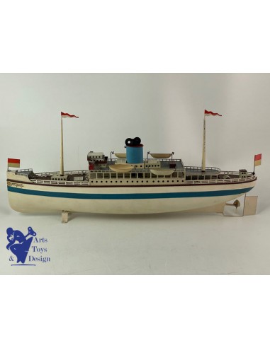 FLEISHMANN BATEAU LINER MECANIQUE 50CM VERS 1930 pas cheres