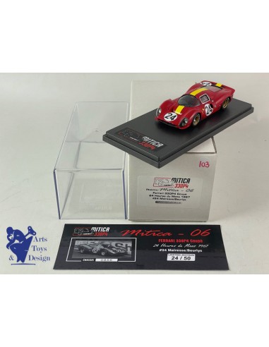 1/43 MG MODEL ITALIE FERRARI 330 P4 LE MANS 1967 N°24 basket pas cher