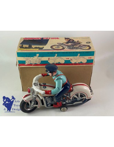 MODERN TOYS TM JAPON MOTO POLICE HIGHWAY PATROL 29CM C.1957 JUSQU'A -70%! 