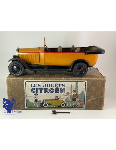 JOUET CITROEN REF 68 C4 TORPEDO CAR MECANIQUE JAUNE 1/10° 1930 Vous souhaitez 