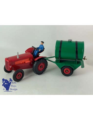 JOUET ANCIEN CIJ 8/52 TRES RARE TRACTEUR ELECTRIQUE AV TONNE A EAU 1/10° 1960 l'achat 