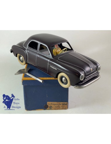 JOUET ANCIEN CIJ 5/52 RENAULT FREGATE CHOCOLAT MECANIQUE 33CM 1950 paiement sécurisé