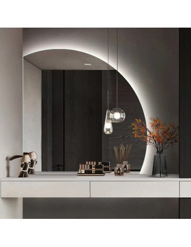 Miroir de Bain avec Éclairage LED - Miroir Décoratif pour Douche , Idéal pour la Décoration de Salle de Bain de la marque