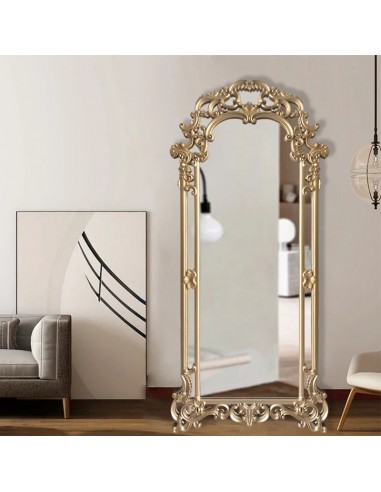 Wall Decor Mirror Wood Nordic Irregular Design Decorations Living Room Mirrors Bedroom Full Body Decoration Murale Floor france