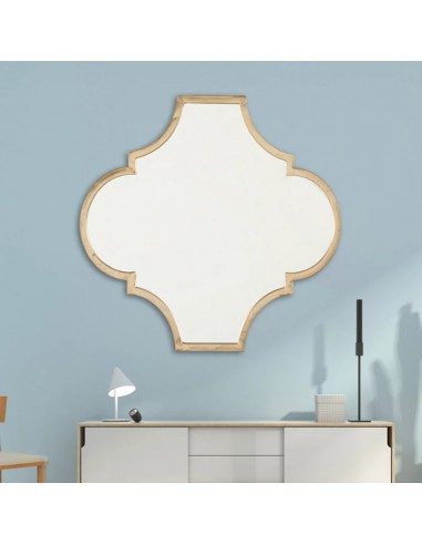 Miroir Vintage en Bois - Miroir Mural Décoratif pour Salle de Bain et Chambre outlet