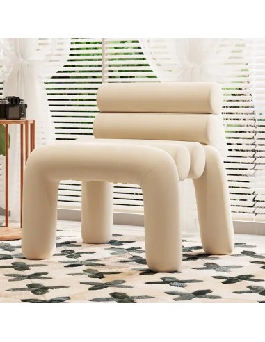 Chaise d'appoint moderne en boucle de France