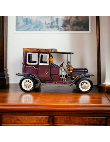 Voiture Vintage Rouge Vin - Cadeaux Homme Fin de série