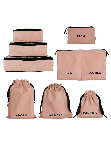 BA Travel Set, 8-pack Pink/Blush s'inspire de l'anatomie humaine