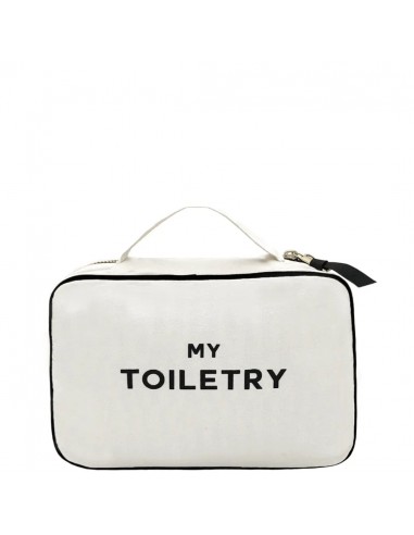 Folding/Hanging Toiletry Case, Cream ou a consommer sur place