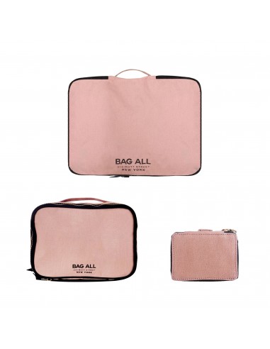 Weekend Packing Set 3-Pack, Pink/Blush de France