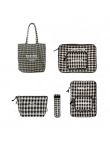 Gingham Packing Set - Gift 5-Pack Comparez plus de prix