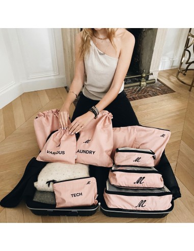 BA Sacs d'organisation de voyage, Rose Poudré, Pack de 8 shop