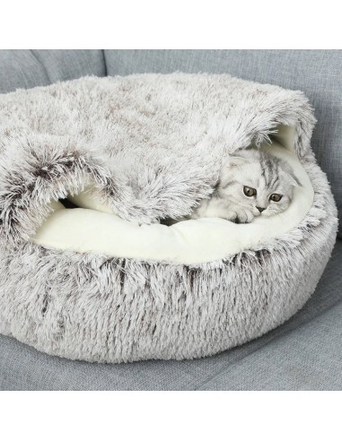 Coussin chat douillet velours shop