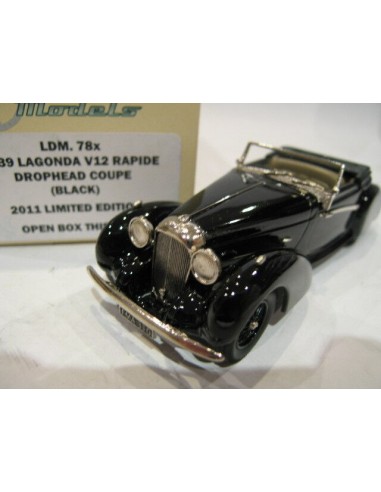 1/43 BROOKLIN LDM 78X LAGONDA V12 RAPIDE DROPHEAD COOUPE 1939 BLACK LTD EDITION d'Europe débarque