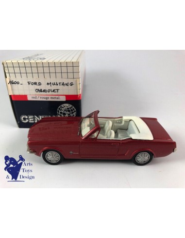 1/43 AMR CENTURY FORD MUSTANG CABRIOLET ROUGE METAL FACTORY BUILT ou a consommer sur place