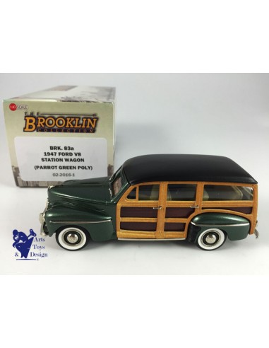 1/43 BROOKLIN 83A FORD V8 STATION WAGON WOODY 1947 VERT METAL Vous souhaitez 