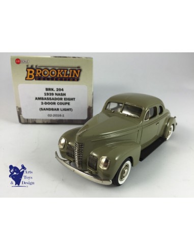 1/43 BROOKLIN 204 NASH AMBASSADOR EIGHT 2 DOOR COUPE 1939 Comparez plus de prix