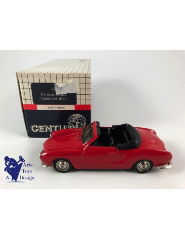 1/43 AMR CENTURY VW KARMANN GHIA CABRIOLET 1955 ROUGE FACTORY BUILT Faites des économies