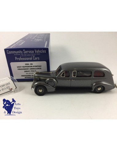 1/43 BROOKLIN CSV 26 SUPERIOR PONTIAC AMBULANCE 1937 Toutes les collections ici