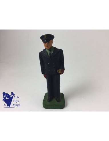 JRD FRANCE VERS 1935 FIGURINE SOLDAT MARIN OFFICIER AVEC EPEE  H 9.5CM de la marque