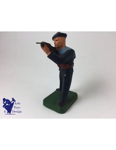 JRD FRANCE VERS 1935 FIGURINE SOLDAT MARIN TIRANT AU FUSIL H 9.5CM acheter