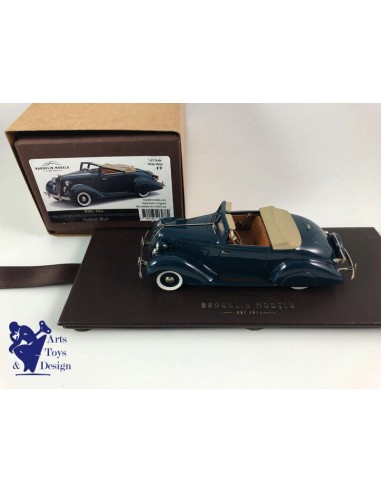 1/43 BROOKLIN BML 16A TERRAPLANE CUSTOM SIX CONVERTIBLE COUPE 1936 HUDSON BLUE Paris Déstockage Promo