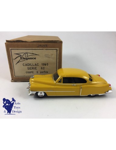 1/43 ELEGANCE THIBIVILLIERS 109 CADILLAC 1950 SERIE 62 COUPE 2 PORTES JAUNE plus qu'un jeu 