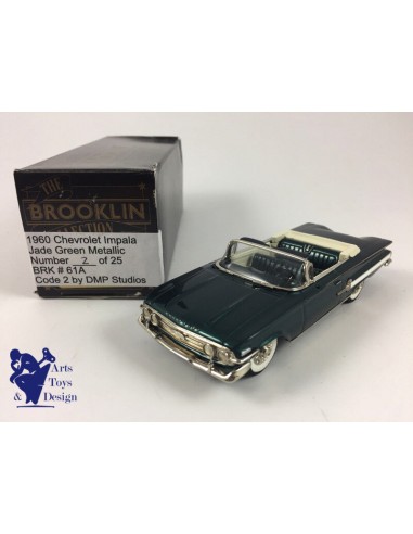 1/43 BROOKLIN DMP 61A CHEVROLET IMPALA 1960 GREEN CODE 2 LTD ED 25EX N°7/10 OR11 acheter