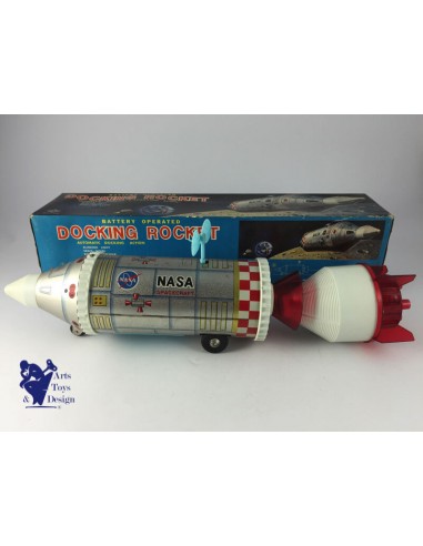 DAIYA FUSEE SPACE TOY DOCKING ROCKET MADE IN JAPAN BATTERY OP L 42CM Profitez des Offres !