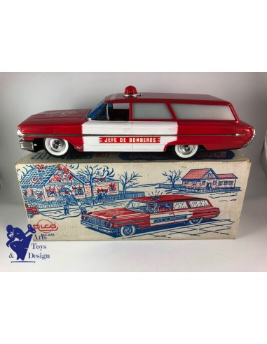 JOUET ANCIEN RICO JUGUETE REF 45 FORD GALAXIE POMPIERS BOMBEROS 48CM! AV BOITE Comparez et commandez 