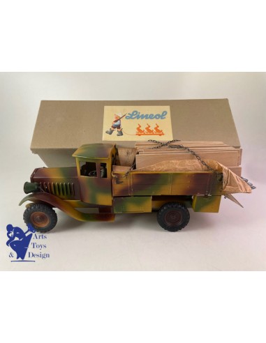 JOUET ANCIEN LINEOL 1218 CAMION MILITAIRE TRANSPORT PONT VERS 1937 L30CM Comparez plus de prix