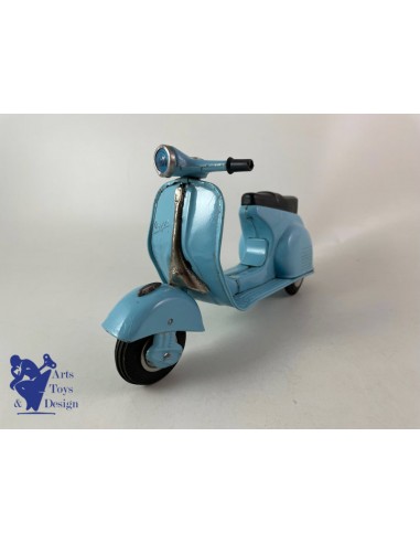 JOUET ANCIEN BANDAI VESPA SCOOTER BLEU FRICTION VERS 1960 L 23CM Comparez plus de prix