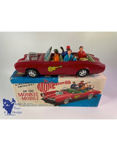 JOUET ANCIEN ASC AOSHIN MONKEE MOBILE MONKEES PONTIAC GTO VERS 1967 L 31CM JUSQU'A -70%! 