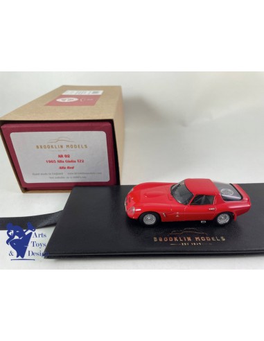 1/43 BROOKLIN AR02 ALFA ROMEO GIULIA TZ2 1965 livraison et retour toujours gratuits