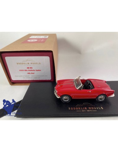 1/43 BROOKLIN AR03 ALFA ROMEO GIULIETTA SPIDER 1959 plus qu'un jeu 