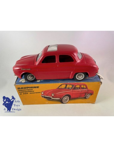 JOUET ANCIEN JOUSTRA REF 2811 RENAULT DAUPHINE ROUGE 30CM 1961 En savoir plus