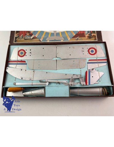 JOUET ANCIEN SCIENTIFIQUE MECAVION COFFRET STANDARD 7 AVIONS VERS 1935 Voir les baskets