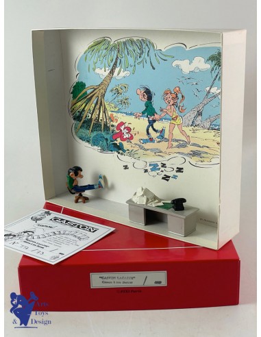 PIXI GASTON LAGAFFE GASTON A SON BUREAU PAR FRANQUIN chez Cornerstreet bien 